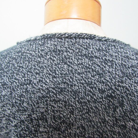 Women's pullover v neck long sleeve tunic navy/white sweater XL - Picture 2 of 5